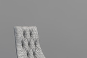 Baker Ritz Dining Chair, a Furniture 3D Model by WidhiMuttaqien (Thumbnail 5 of 9)