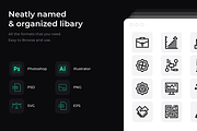 50 Strategy icons, an Outline Icon by Wencory (Thumbnail 1 of 2)