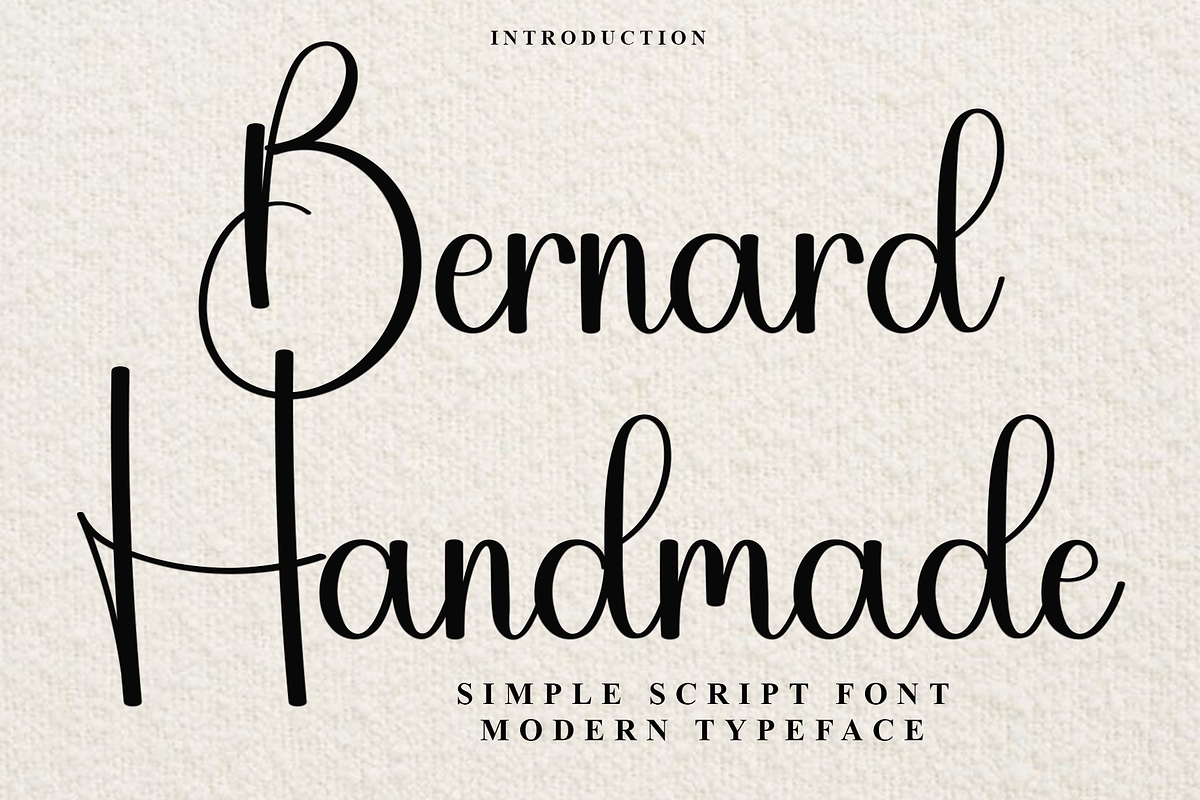 Bernard Handmade, a Handwritten Font by FreshTypeINK (Photo 1 of 8)