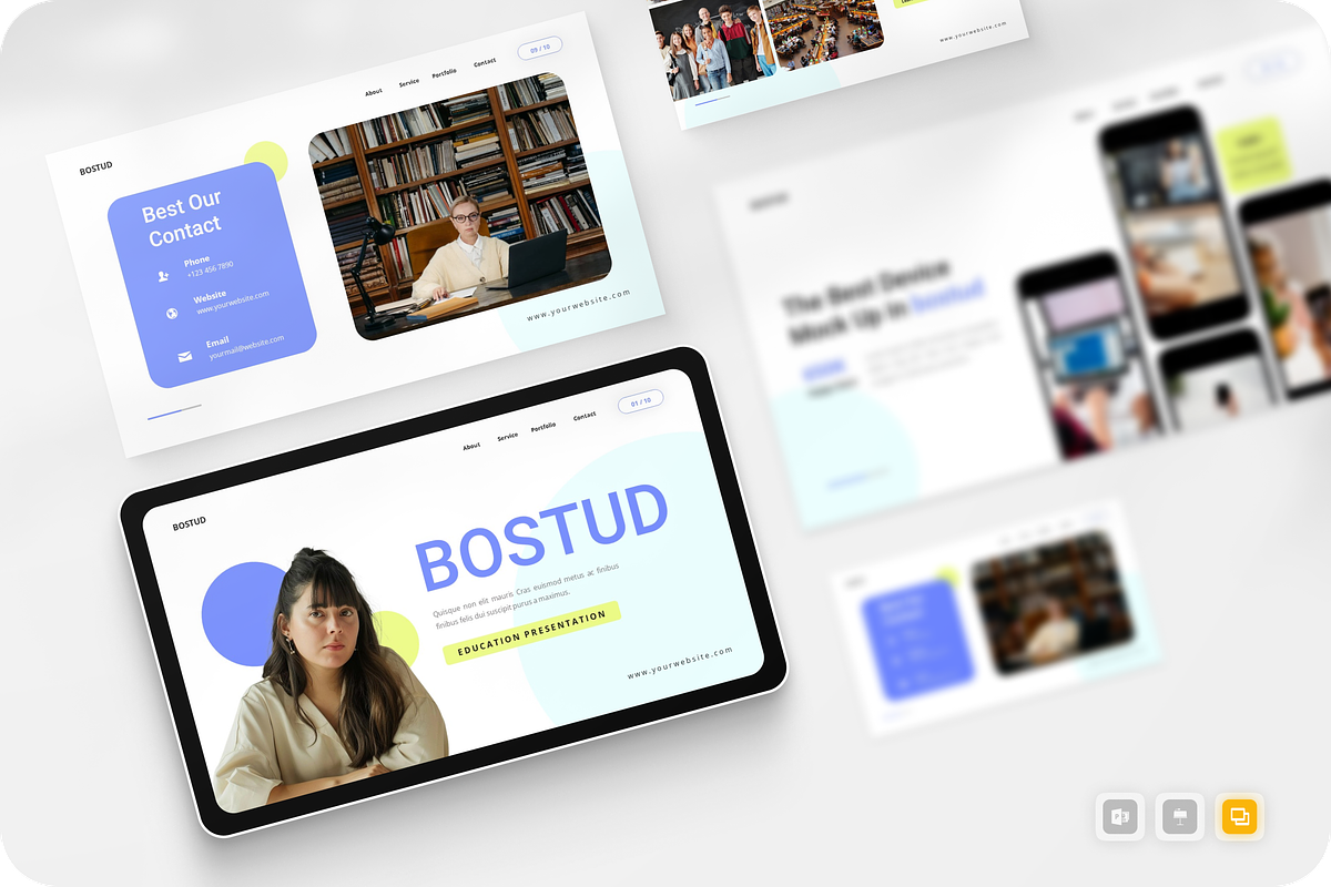 Education Presentation Google Slide, a Presentation Template by Annora Studio (Photo 1 of 5)