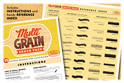 MultiGRAIN Brushes for Illustrator, a Brush Add-On by StudioWorks (Thumbnail 14 of 15)