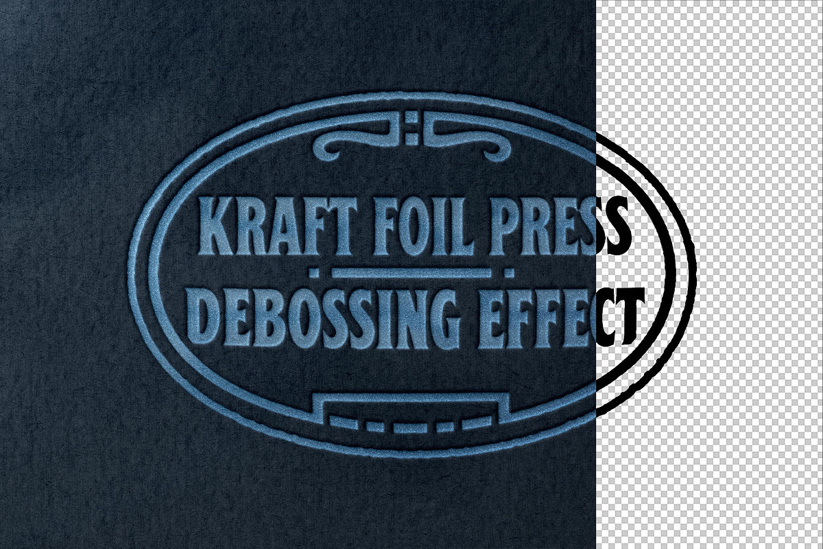 Foil Pressed Paper Template, a Layer Style Add-On by Design Squad (Photo 3 of 4)
