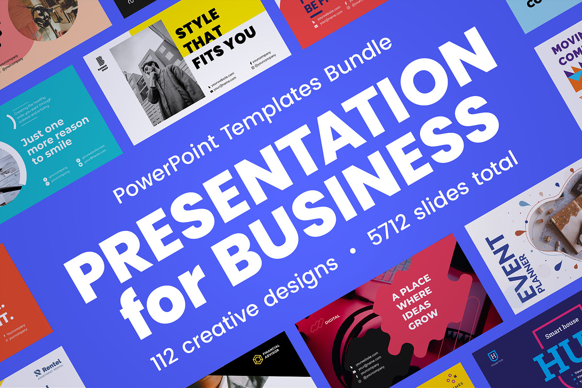 Presentation PowerPoint Bundle, a Presentation Template by TemplatesNow! (Photo 1 of 20)