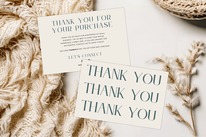 Business Thank You Card, a Card Template by thebrandcove