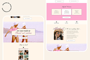 Wix Website Template - Pink Luxe, a Wix Template by The Pixel Palace (Thumbnail 5 of 7)