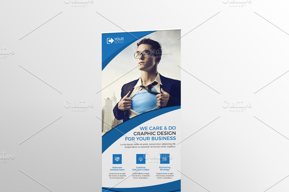 Roll-Up Banner, a Flyer Template by Cristal Pioneer (Photo 2 of 4)