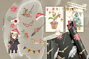 Wizarding Blue House in Christmas, an Illustration by Rachel Art Studio (Thumbnail 9 of 10)