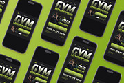 Gym Membership Flyer, a Flyer Template by Aiyari Graphic (Thumbnail 2 of 3)