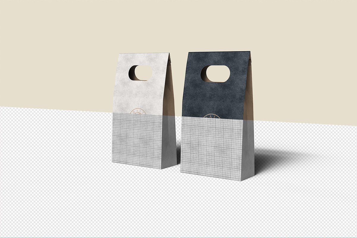 Kraft Paper Vertical Bag Mockup, a Packaging Mockup by Illusiongraphic (Photo 14 of 22)