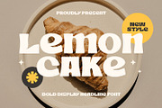 LEMON CAKE - Food Font, a Handwritten Font by Umitype (Thumbnail 1 of 8)