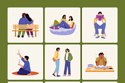 Mental Health Illustration Set, a Healthcare Illustration by Creative Stall (Thumbnail 7 of 9)