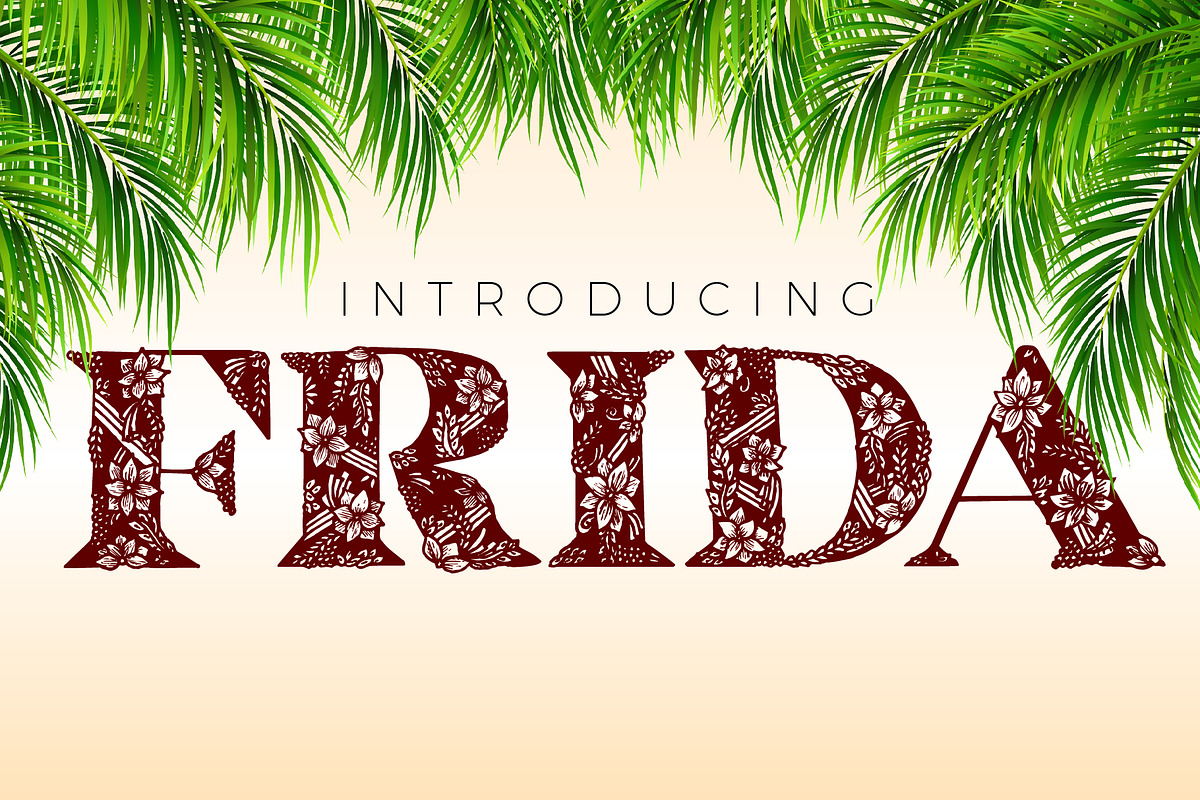 Frida - Typeface, a Serif Font by Macaroni Mayhem (Photo 1 of 7)