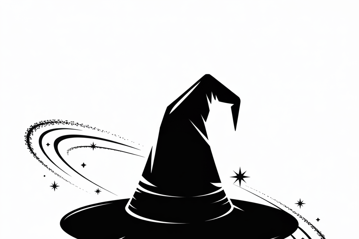 Halloween witch hat designed, an Illustration by Amazin_art (Photo 12 of 21)