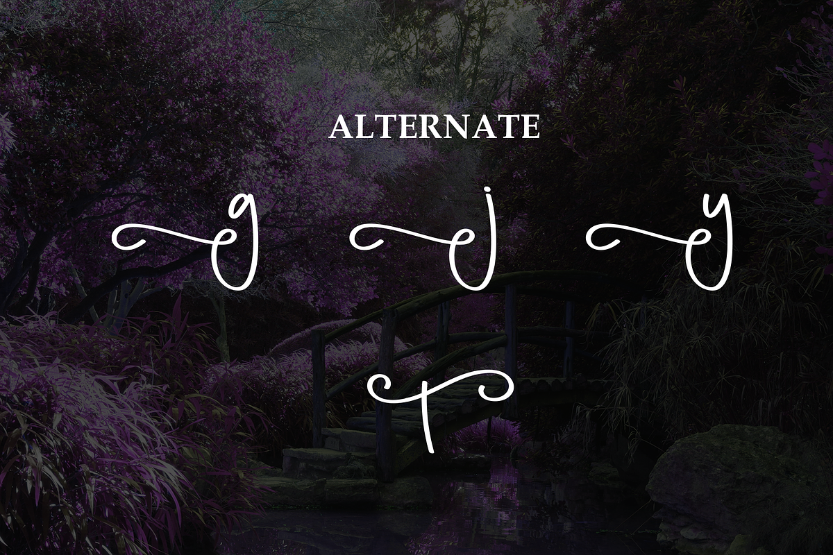 Fantasy | Script Font, a Handwritten Font by Scratchones (Photo 8 of 9)
