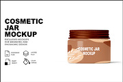 Cosmetic Jar Mockup, a Cups & Container Mockup by mockupbuys (Thumbnail 1 of 3)