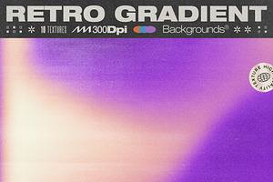Retro Gradient Backgrounds