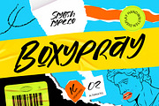 Boxypray Display Handwritten Font, a Script Font by stylishtype.co (Thumbnail 1 of 10)