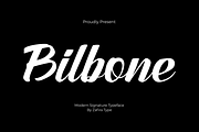 Bilbone, a Script Font by Zafiratype (Thumbnail 1 of 8)