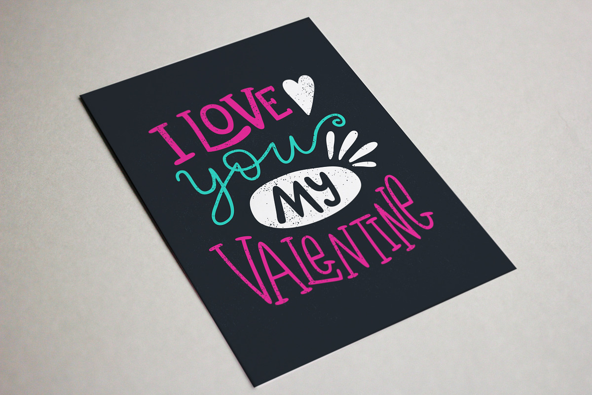 Valentine's Day greeting cards+bonus, a Texture Illustration by Wewhitelist (Photo 6 of 6)