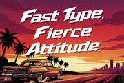 RageTrack - Fast Action Speed, a Sans Serif Font by HypeWorksCo (Thumbnail 12 of 15)