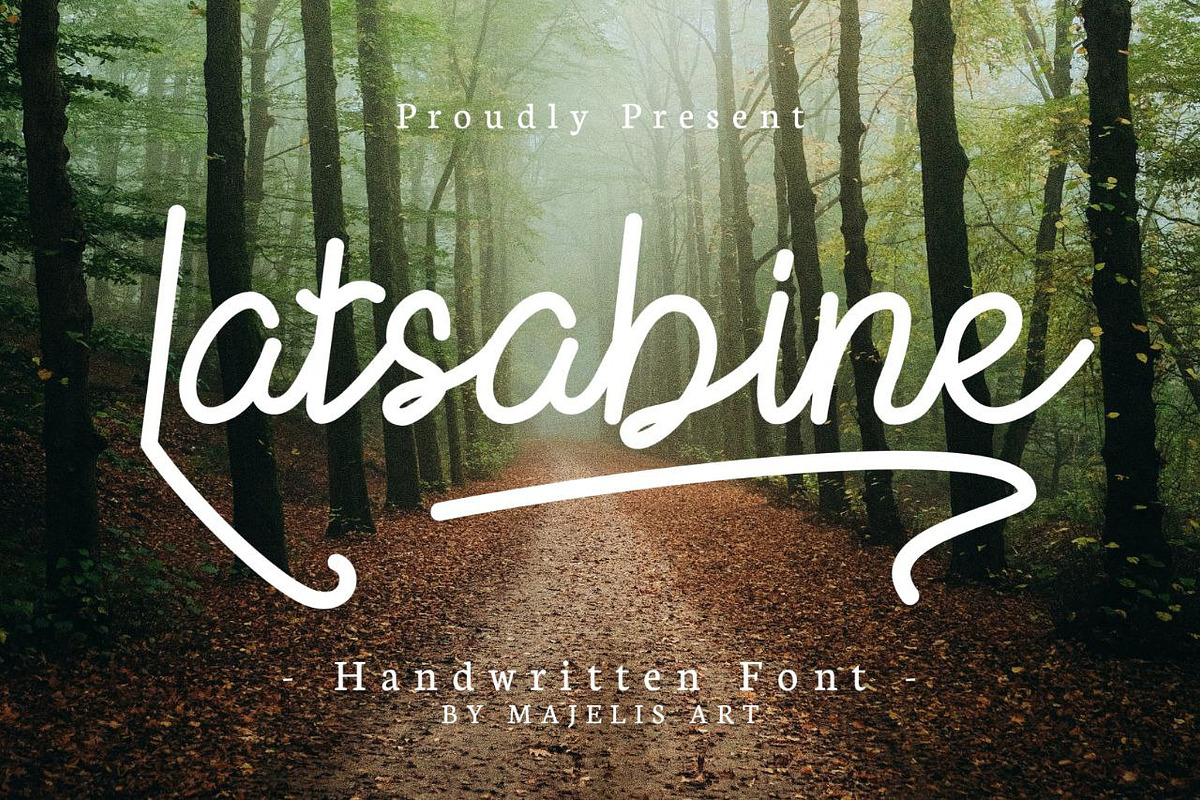 Latsabine, a Handwritten Font by Majelis Art (Photo 1 of 10)