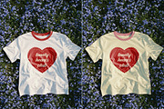 Blooming Day T-Shirt Mockup Bundle, a Shirt Mockup by Goodies.Buro (Thumbnail 3 of 3)