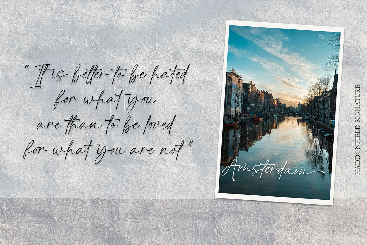 Haddonfield Signature, a Handwritten Font by Teweka (Photo 2 of 11)