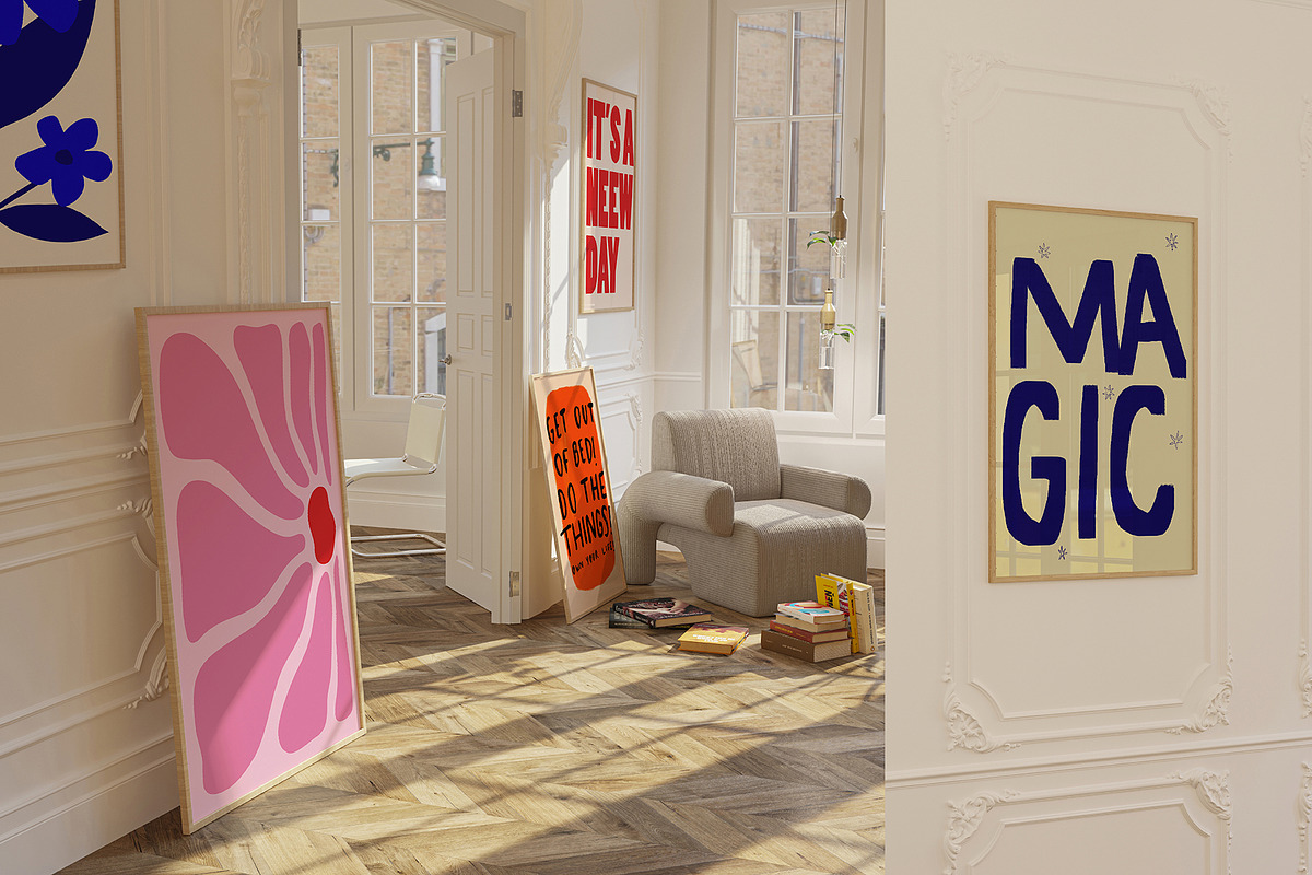 Vibrant Wall Collection, a Graphic by funderful (Photo 5 of 8)