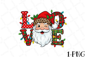 Love Christmas Png Sublimation Desig, an Illustration by DreamPrint404