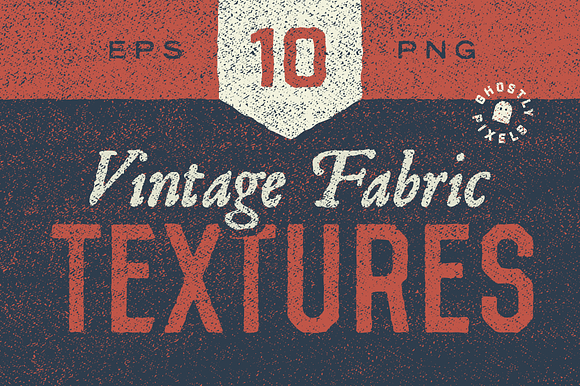 10 Vintage Fabric Textures preview 6