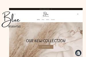 Blue Waterfall Shopify 2.0 Theme