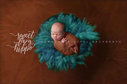 Newborn Digital Backdrop for Boys