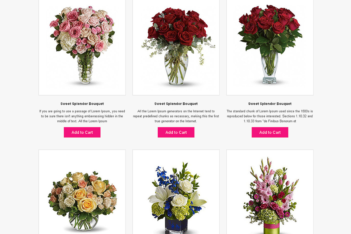 Flowers Responsive One Page Theme, a Landing Page Template by IceTemplates (Photo 2 of 3)