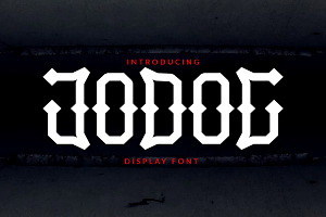 JODOJ | DISPLAY FONT