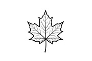 Maple Leaf Silhouette Bundle, a Graphic by musafir_fashion (Thumbnail 10 of 10)