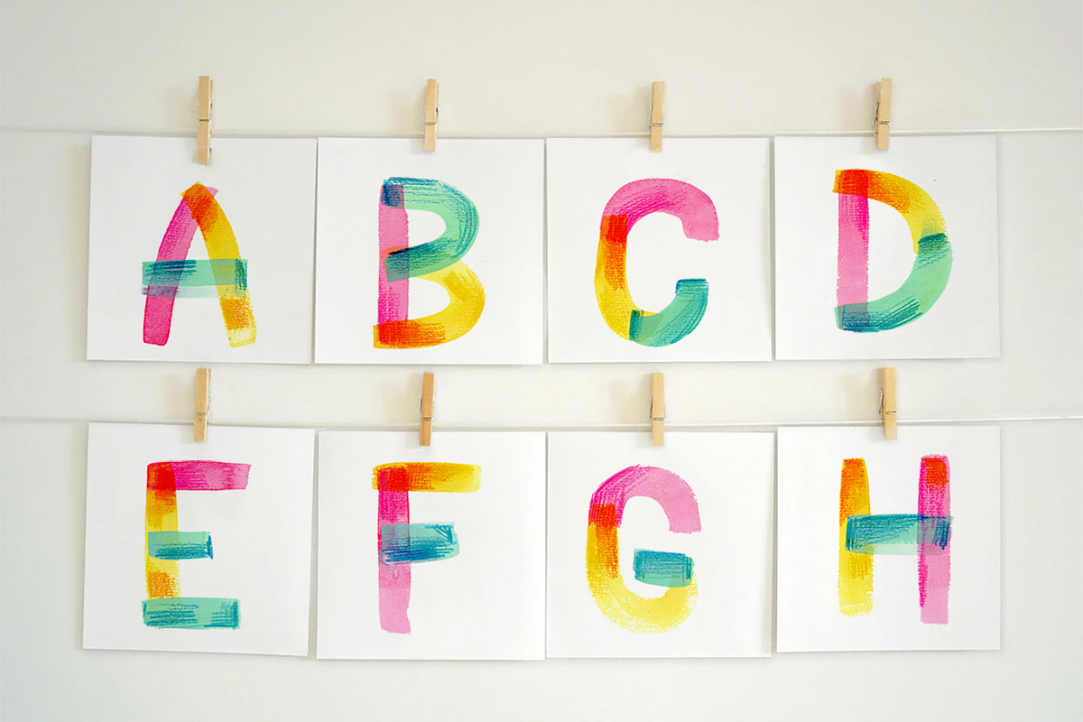 Rainbow Alphabet set, an Object Graphic by swiejko (Photo 3 of 4)