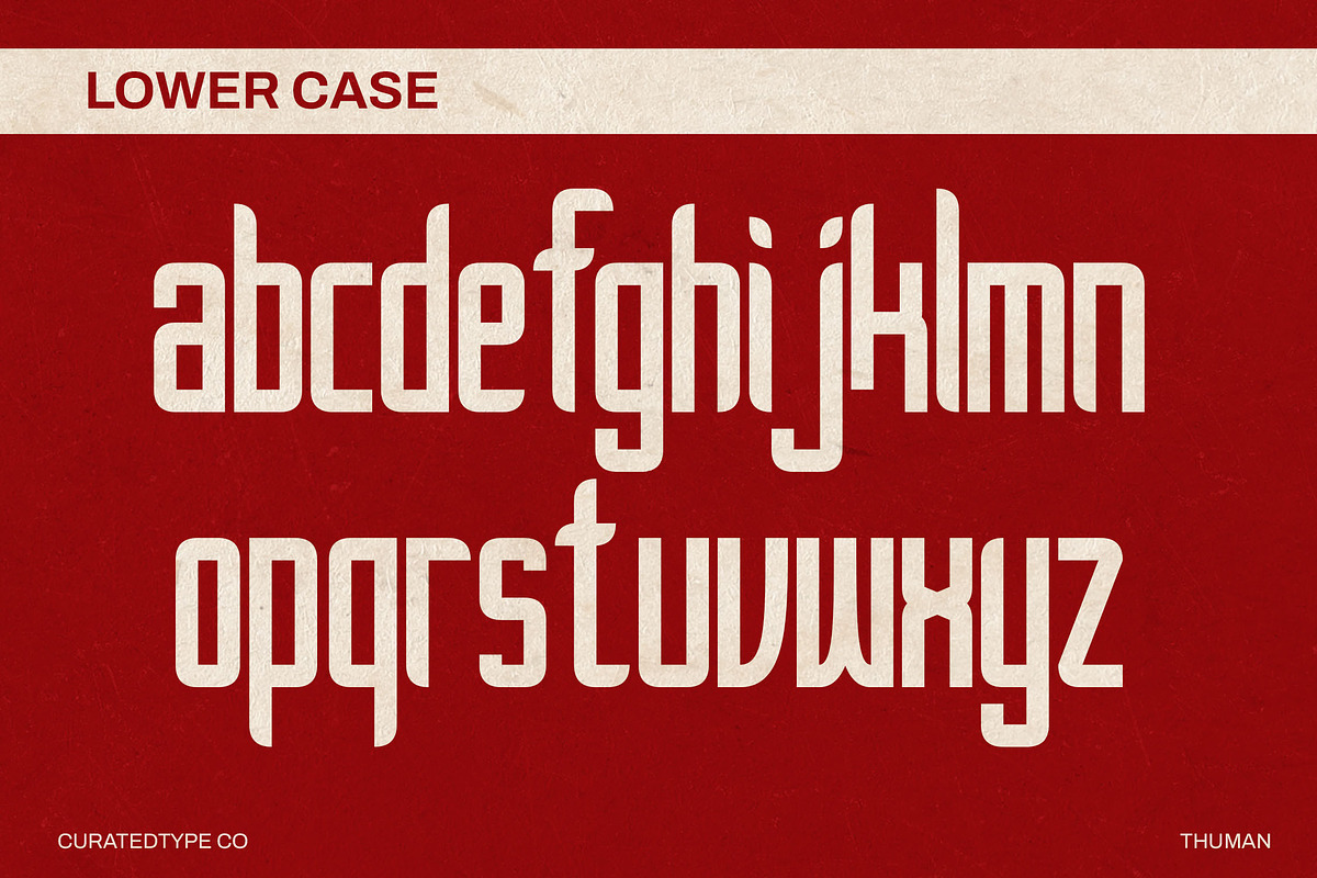 Thuman - Tall Display Font, a Sans Serif Font by CuratedType Studio (Photo 6 of 13)