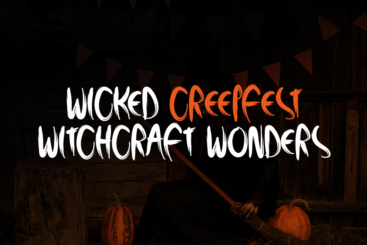 Creepfest Typeface, a Handwritten Font by Seemly Fonts (Photo 4 of 6)
