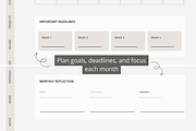 Freelancer Planner Canva Template, a Templates & Theme by ItsReksita Pattern (Thumbnail 4 of 9)