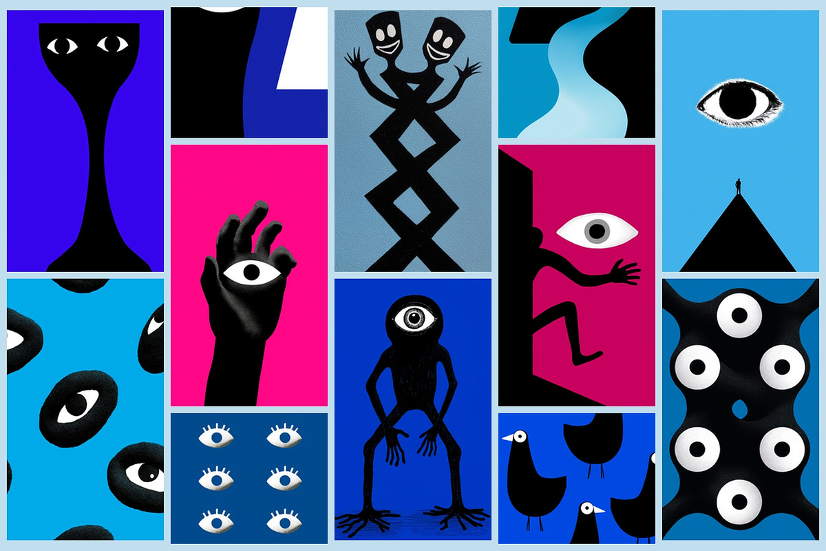 Bold Abstract Character & Pop Art, an Abstract Photo by AI Petr Creative Agency (Photo 3 of 7)