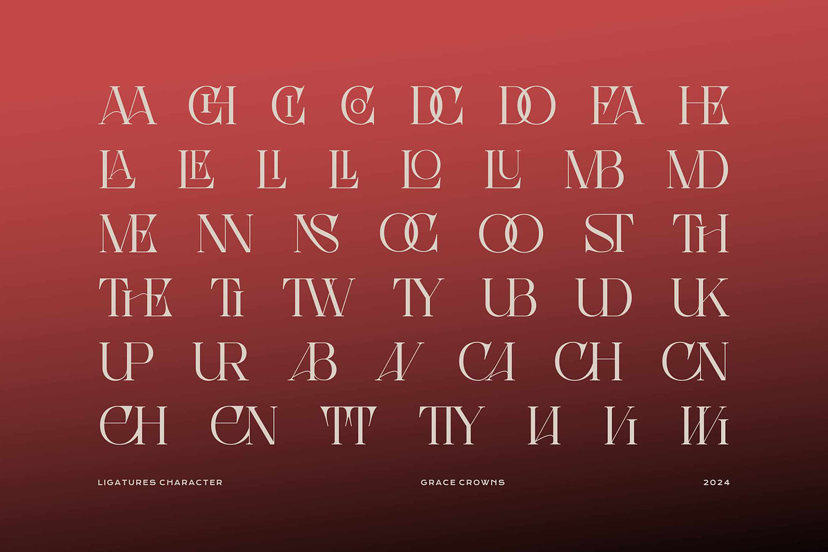 Grace Crowns - Aesthetic Serif Font, a Serif Font by Imoodev (Photo 4 of 5)