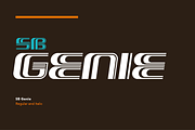 Genie - Op art font, a Font by SelfBuild Type (Thumbnail 2 of 19)