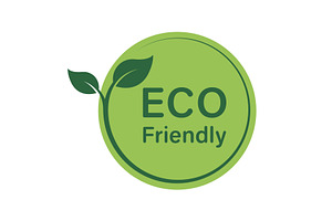 Eco Friendly Emblem, an Object Illustration by Gentle Studio