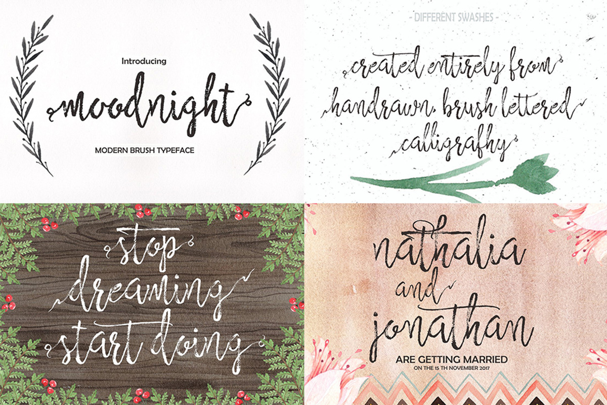 Handwritten Fonts Collection, a Script Font by Areatype (Photo 46 of 62)