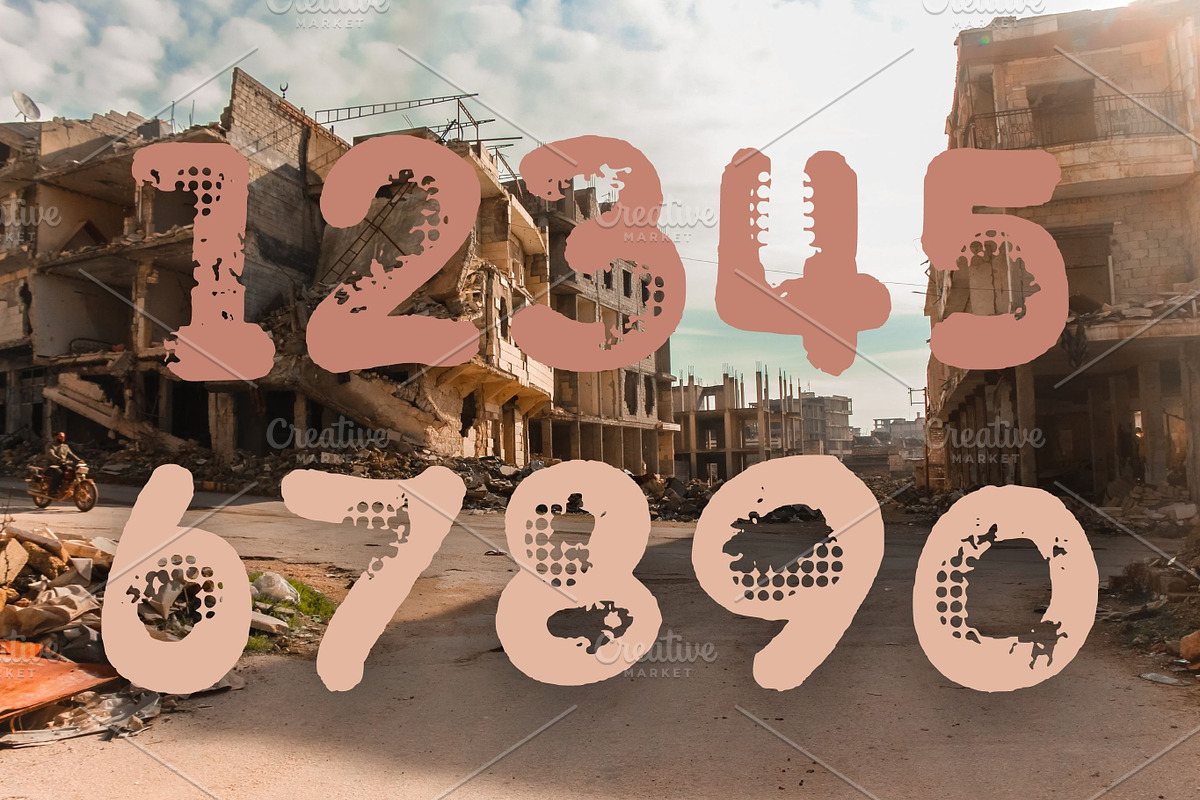 Ruins City, SvG cut files font, a Font by Tattoo Worker Studio (Photo 4 of 4)