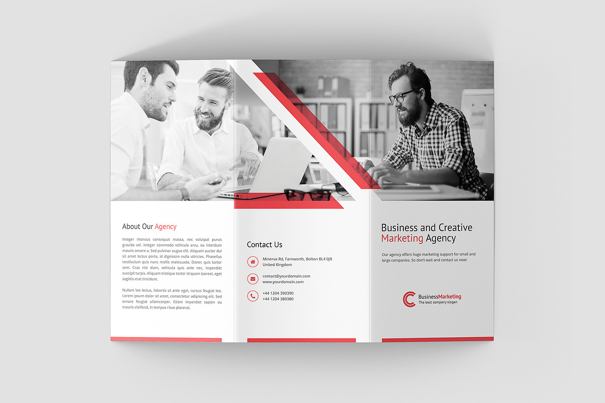 Business Marketing Brochure Tri-Fold, a Brochure Template by artbart (Photo 5 of 8)