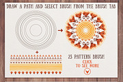 1.Tribal patterns, brushes and cards, a Pattern Graphic by SwetTS (Thumbnail 5 of 6)