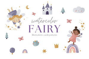 Watercolor Little Fairy