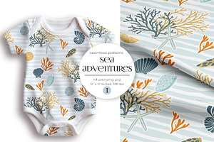 Kids Pattern Sea Adventure