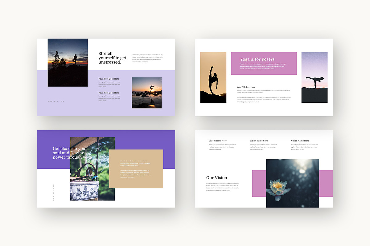 Puy : Yoga Class Promo Google Slides preview 3